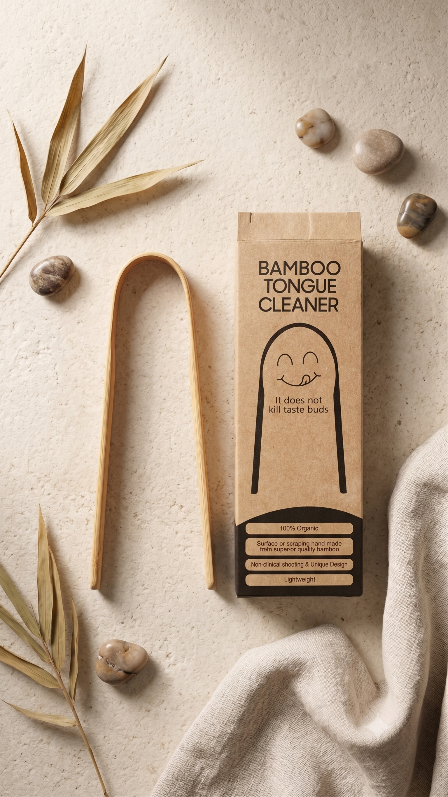Belle Rive Bamboo Tongue Cleaner