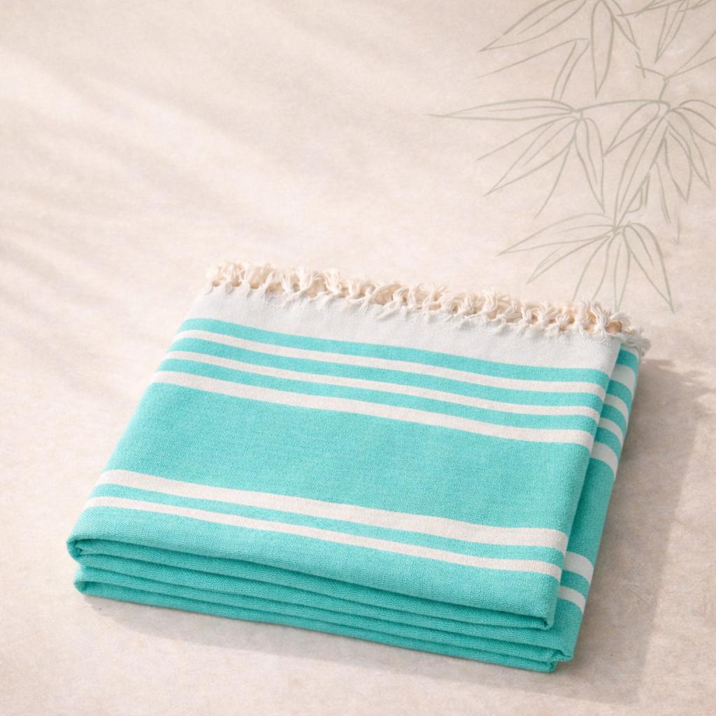 FUSION SERIES | CYAN OASIS BAMBOO TOWEL