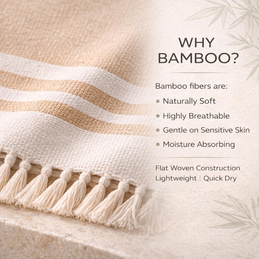 FUSION SERIES | SAHARA SAND BAMBOO TOWEL