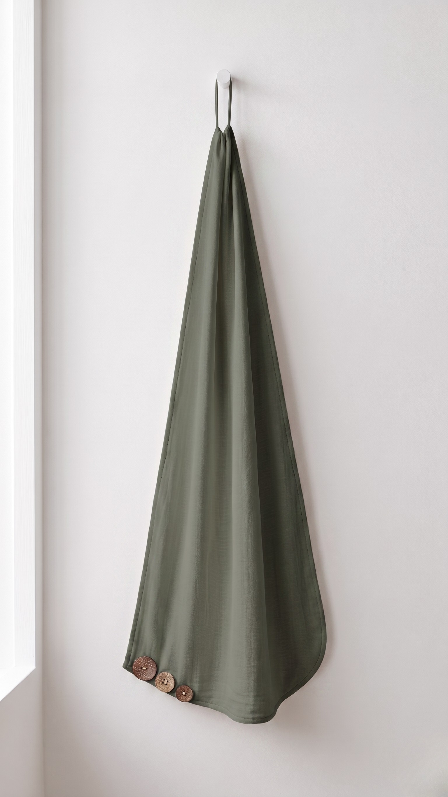 Belle Rive | Sage Green Bamboo Hair Wrap
