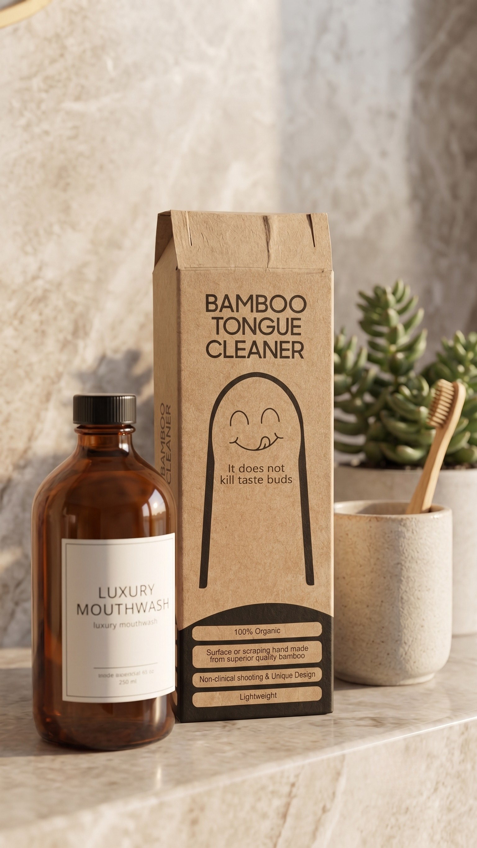Belle Rive Bamboo Tongue Cleaner