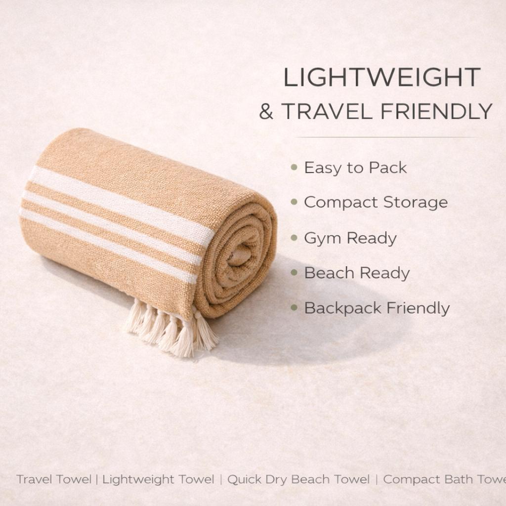 FUSION SERIES | SAHARA SAND BAMBOO TOWEL