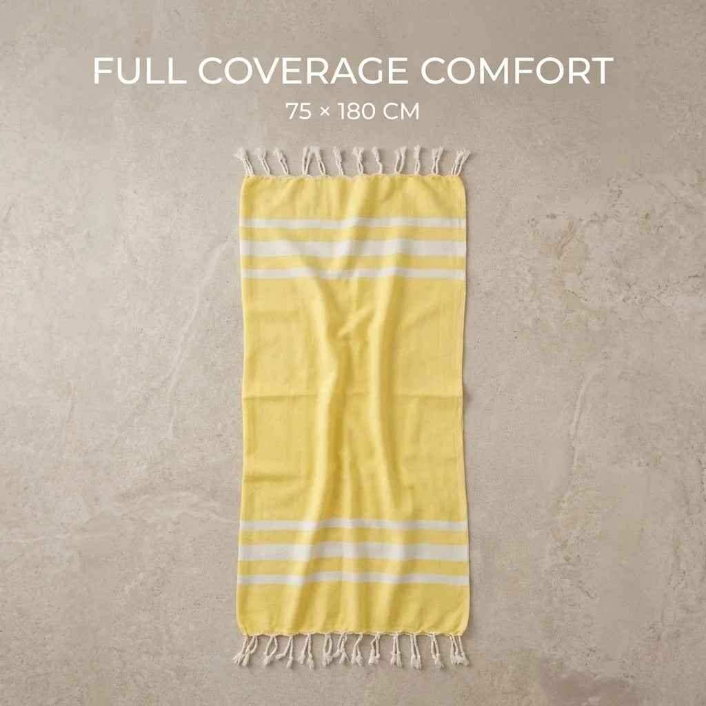 Dew Series | Yellow Bliss Bamboo Towel