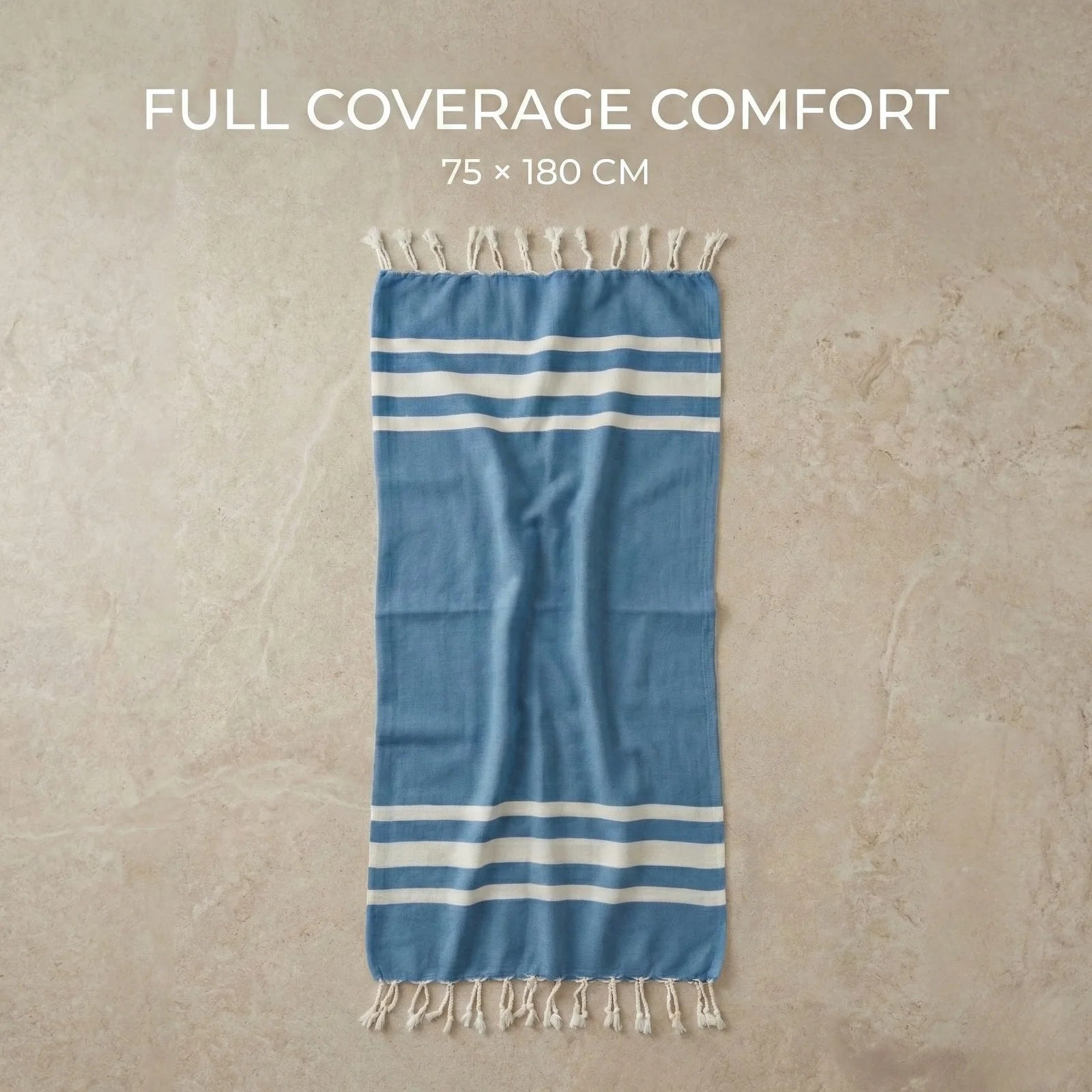 Dew Series | Azure Blue Bamboo Towel
