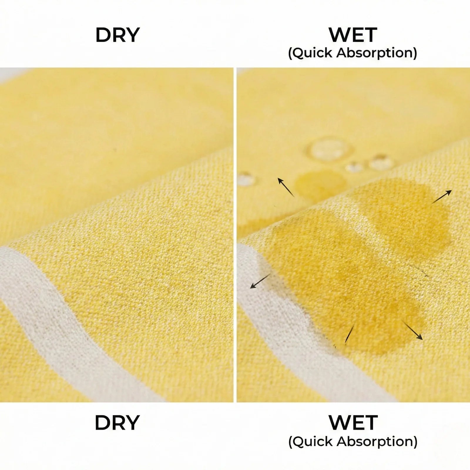 Dew Series | Yellow Bliss Bamboo Towel