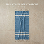 Dew Series | Azure Blue Bamboo Towel - Image 7